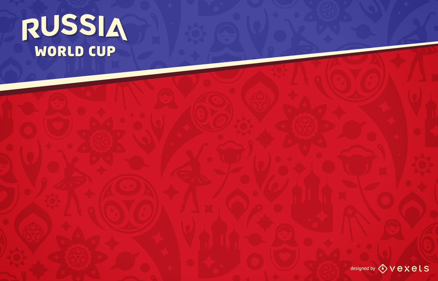 Russia World Cup Background Vector Download