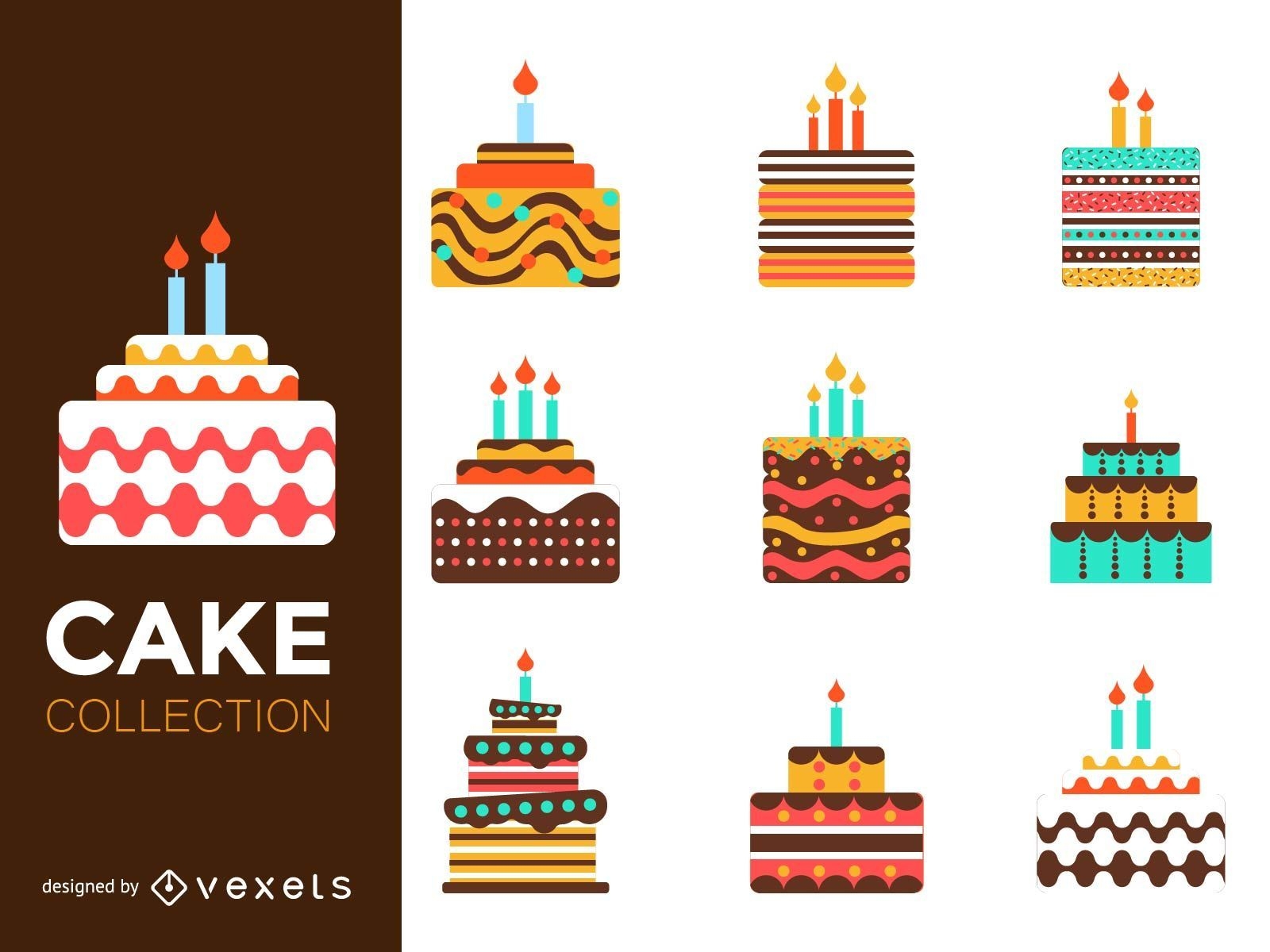 Cake Vector Png - Clipart Cake Slice Png,Cake Slice Png - free transparent  png images - pngaaa.com