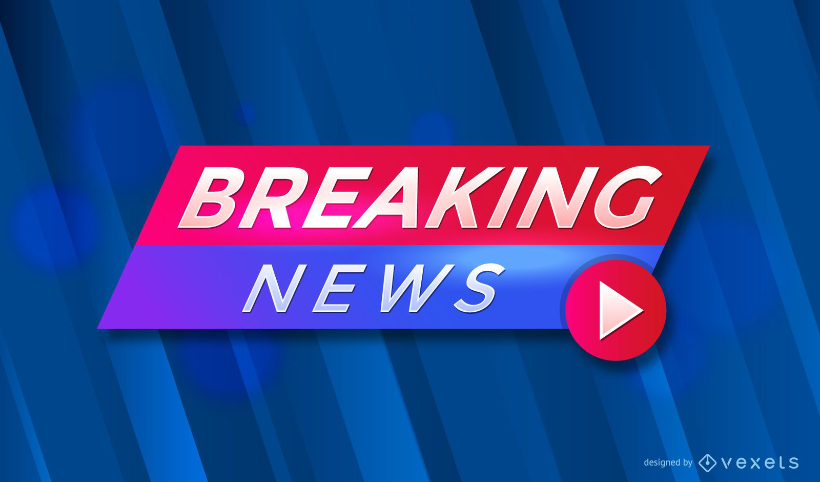 Breaking News Header Design Vector Download