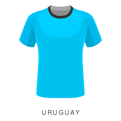 Simple Blue Football Shirt Cartoon PNG SVG Design For T Shirts