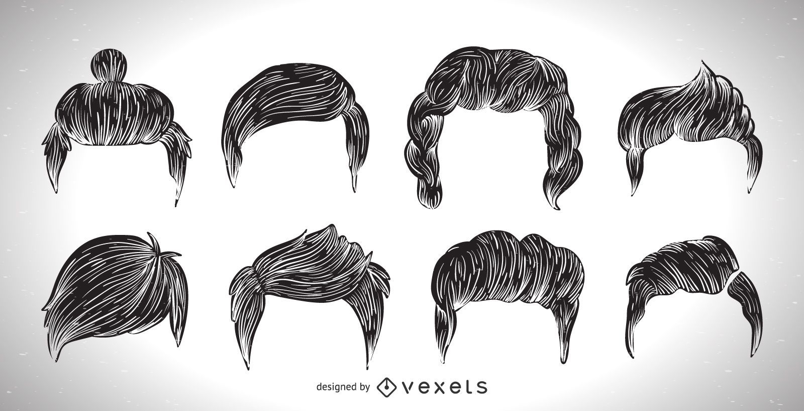 Como desenhar cabelo masculino