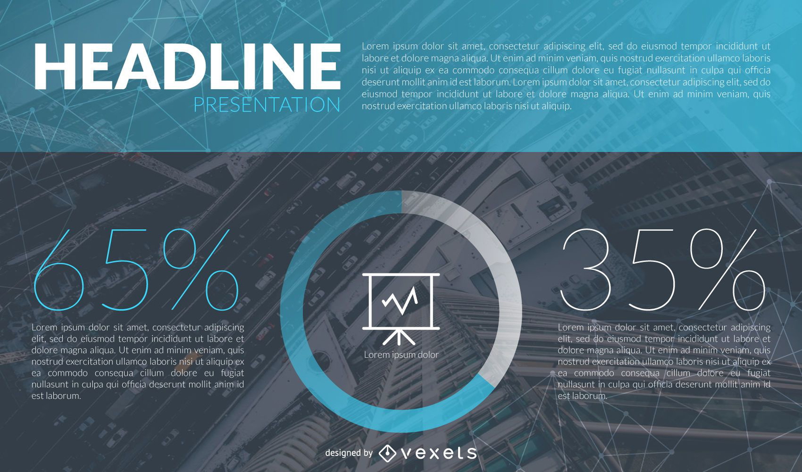 percentage-graph-presentation-slide-vector-download
