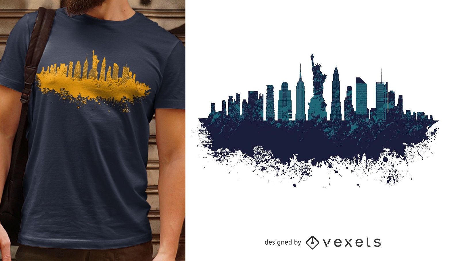 New york city graphic t-shirt design tee print Vector Image