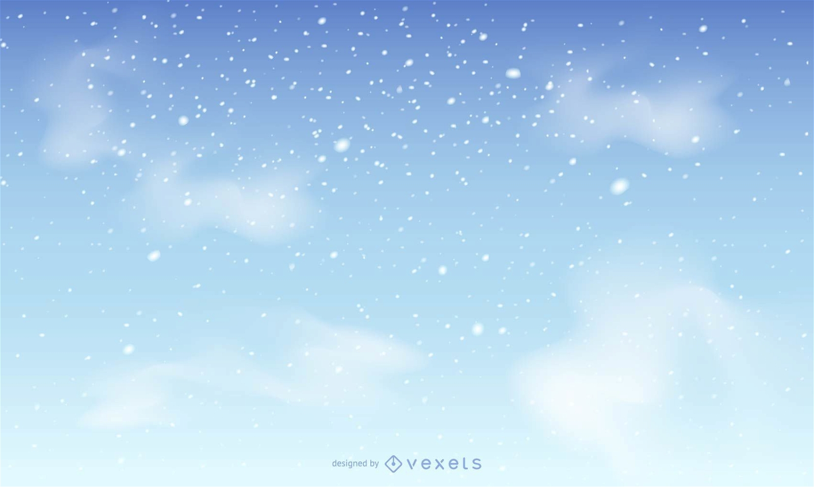 Snow Sky Background Vector Download