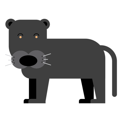 Diseno PNG Y SVG De Ilustracion De Puma Negro Para Camisetas