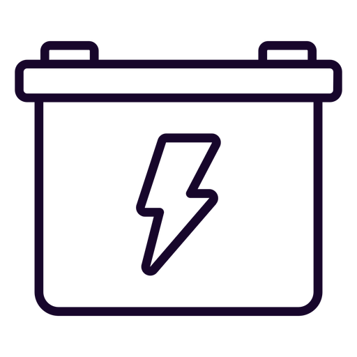 Motorcycle Battery Stroke Icon PNG & SVG Design For T-Shirts