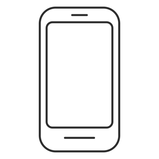 Diseño PNG Y SVG De Icono De TelefonoDiseño PNG Y SVG De Icono De Telefono  