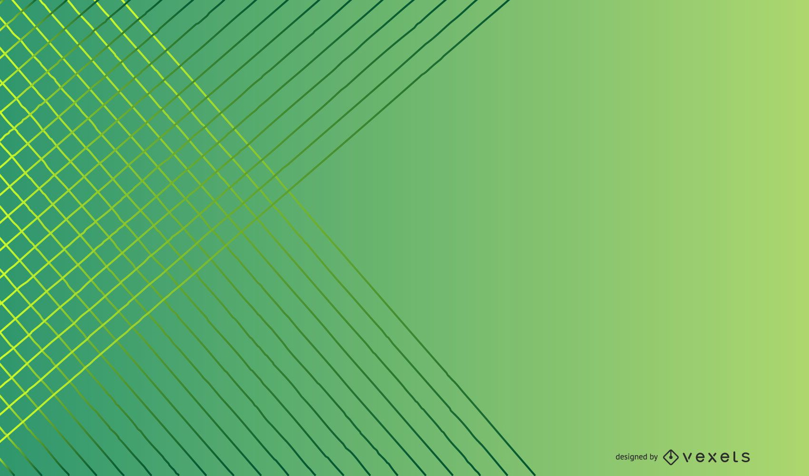 Green Gradient Lines Background Design Vector Download