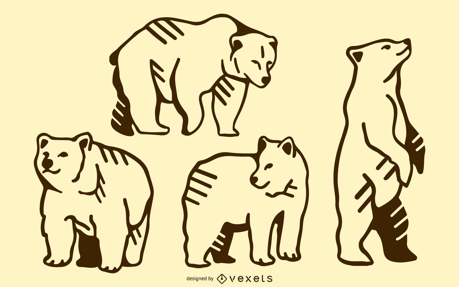 bear doodle - Bear Doodle - Posters and Art Prints