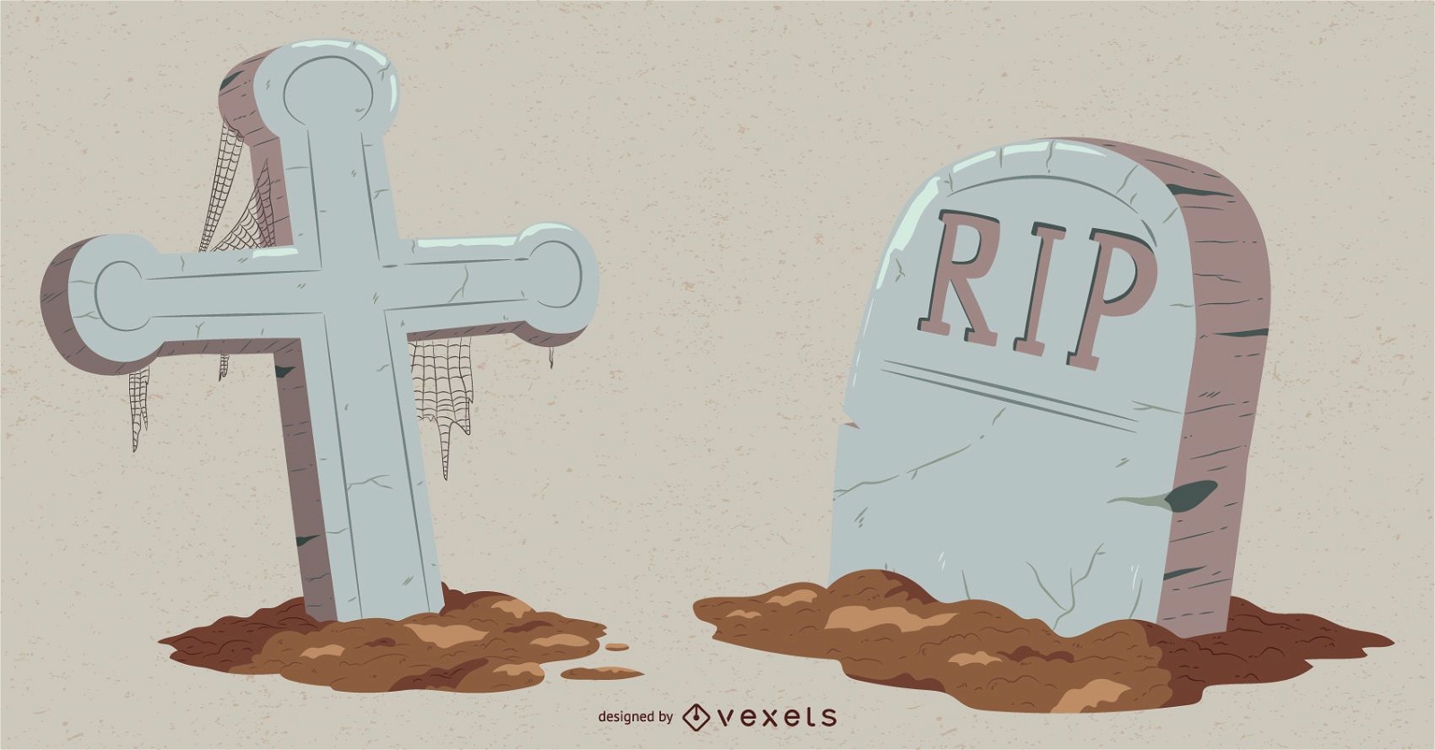 Rip Stone Vector Hd PNG Images, Stone Rip Halloween Png Vector