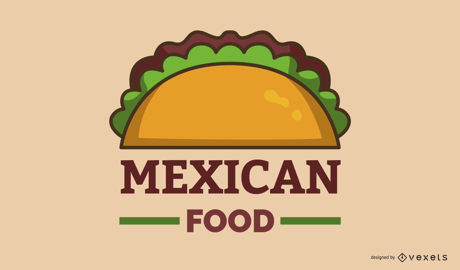 Modelo de banner do  de restaurante de comida mexicana