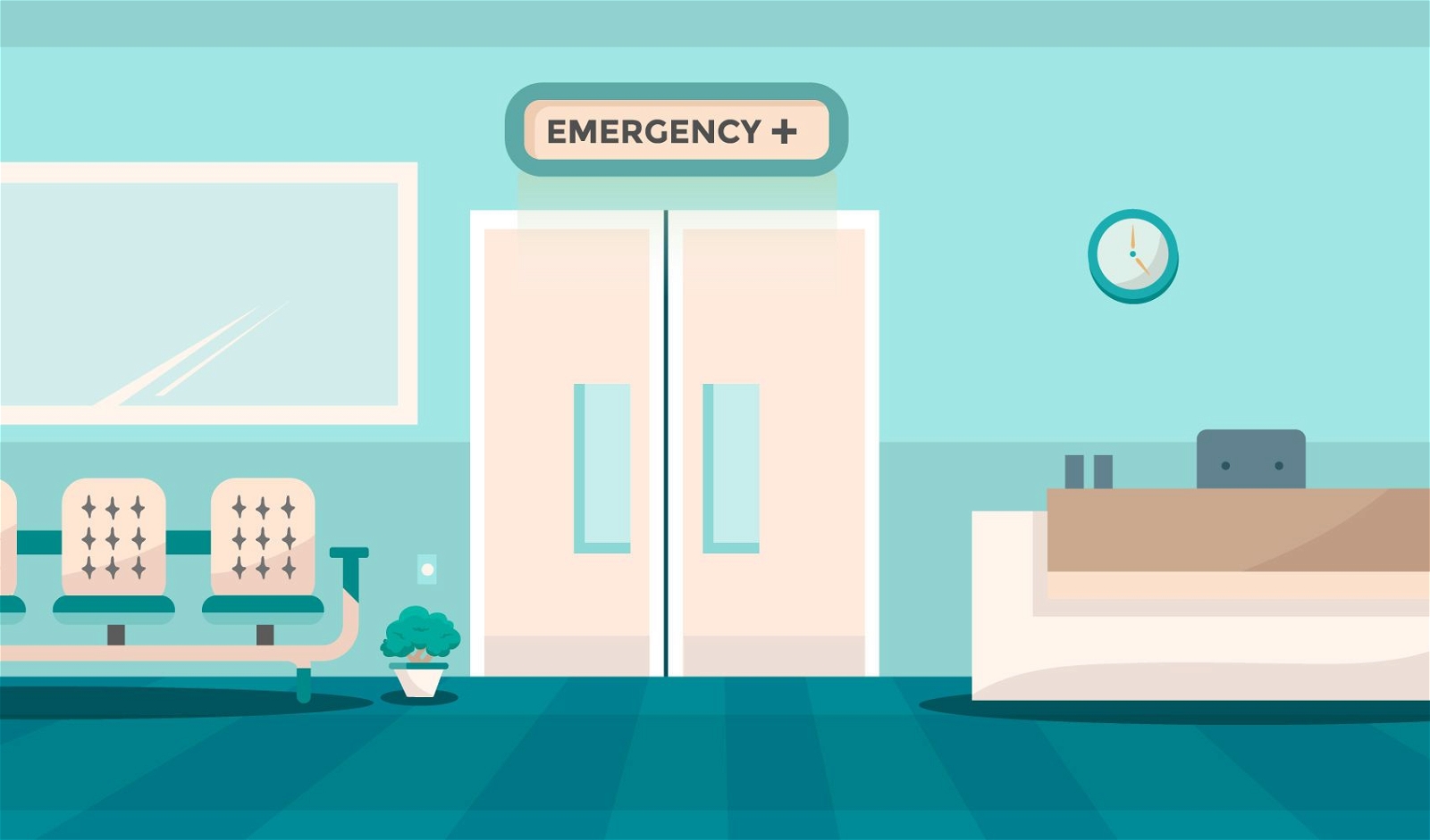 Emergency Room Door Design Vector Download