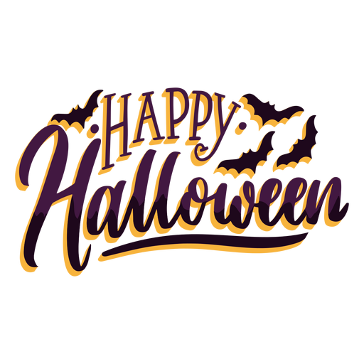 Happy Halloween Sticker Badge PNG & SVG Design For T-Shirts