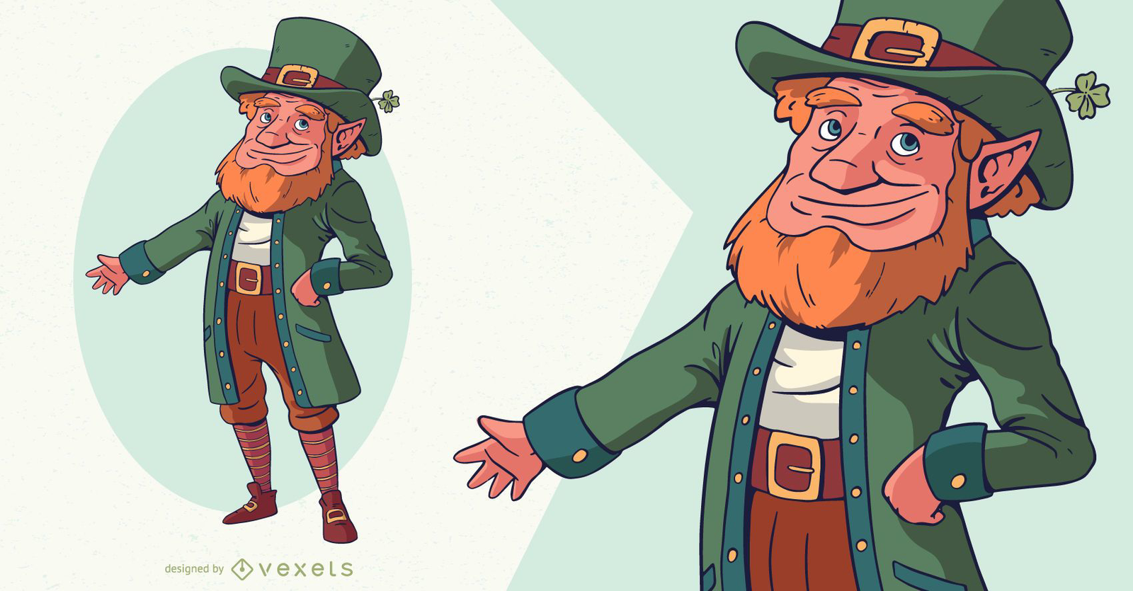 Premium Vector  St patricks day leprechaun cartoon clipart vector