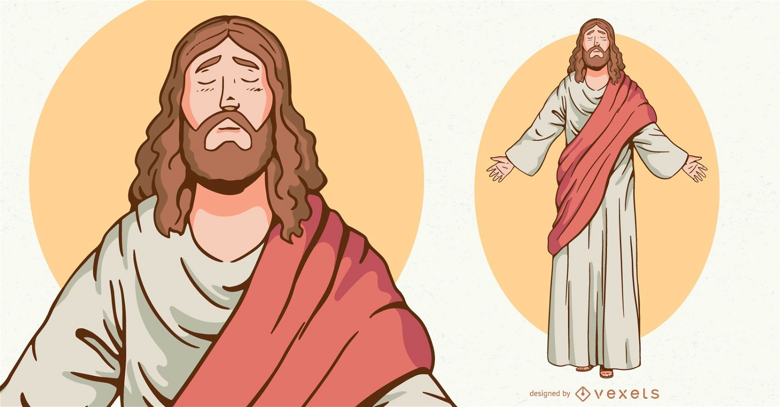 jesus illustration vector