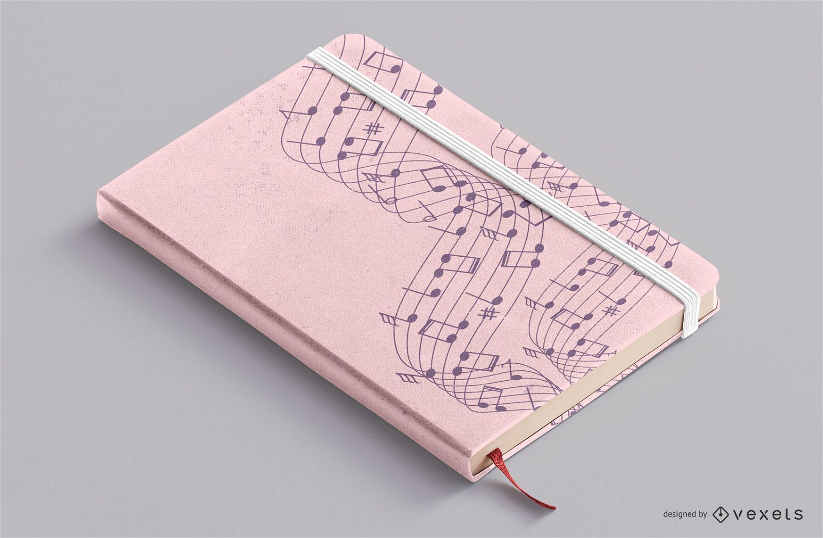 Descarga Vector De Diseño De Portada De Cuaderno De Música