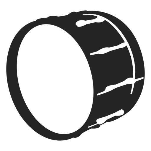 T-এর জন্য Bass Drum Black PNG & SVG ডিজাইনT-এর জন্য Bass Drum Black PNG & SVG ডিজাইন  