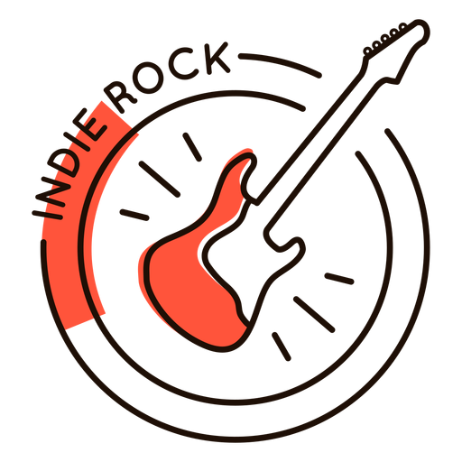 SVG De Símbolo De Guitarra Indie RockSVG De Símbolo De Guitarra Indie Rock  