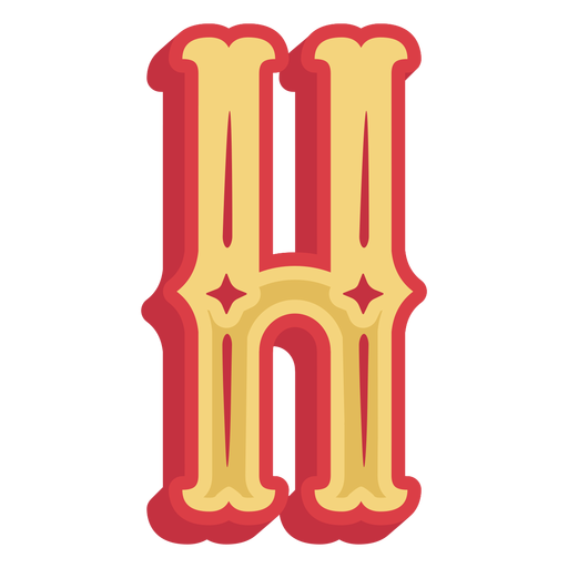 Mexican Abc Letter H Icon PNG & SVG Design For T-Shirts