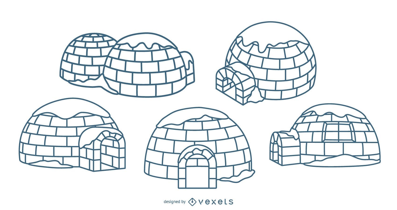 How to Draw an Igloo - Easy Drawing Art