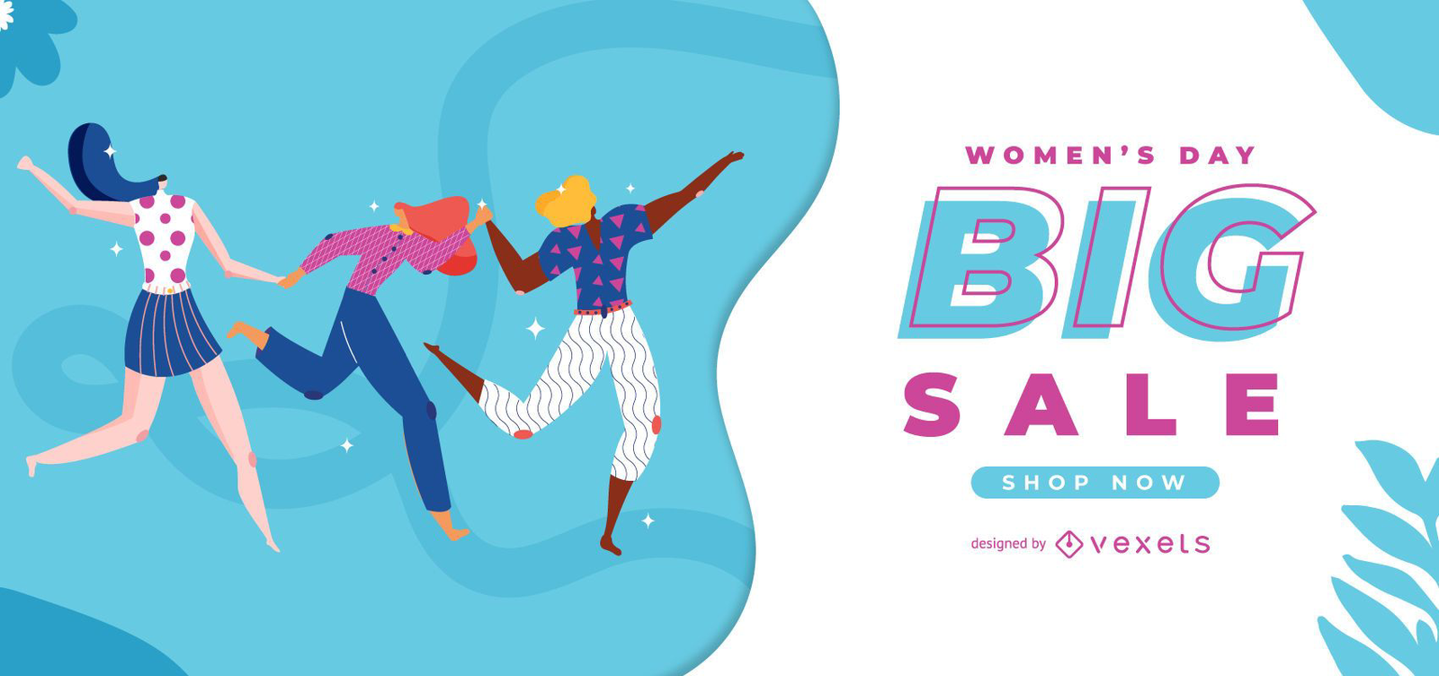 Women's Day Sale Slider Vector Download