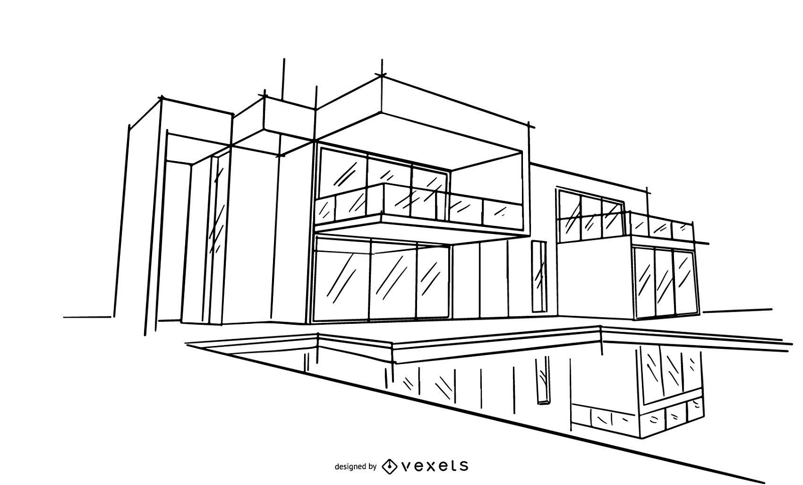 ARCHITECTURAL perspective drawing 3  YouTube