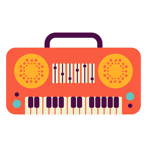 Pianoforte giocattolo piatto PNG \u0026 SVG Design per TPianoforte giocattolo piatto PNG \u0026 SVG Design per T  