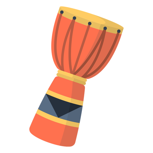 Музика Djembe Flat PNG \u0026 SVG Дизайн заМузика Djembe Flat PNG \u0026 SVG Дизайн за  