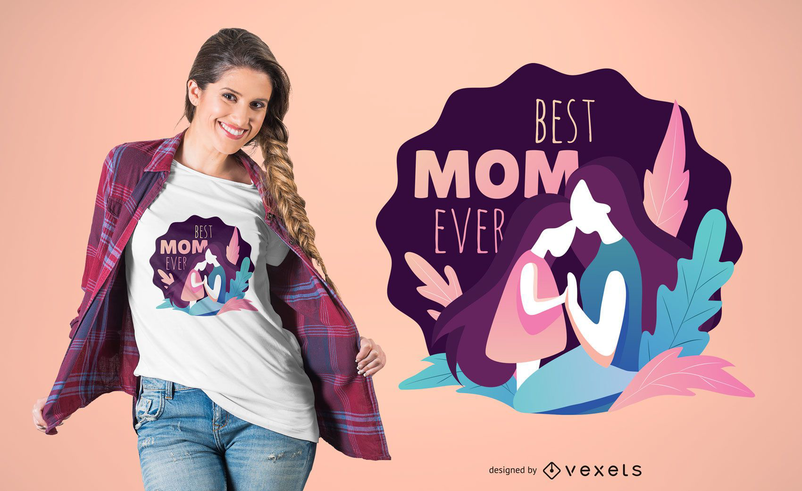 Best mama ever t shirt design mom svg t shirt design 21861256 Vector Art at  Vecteezy