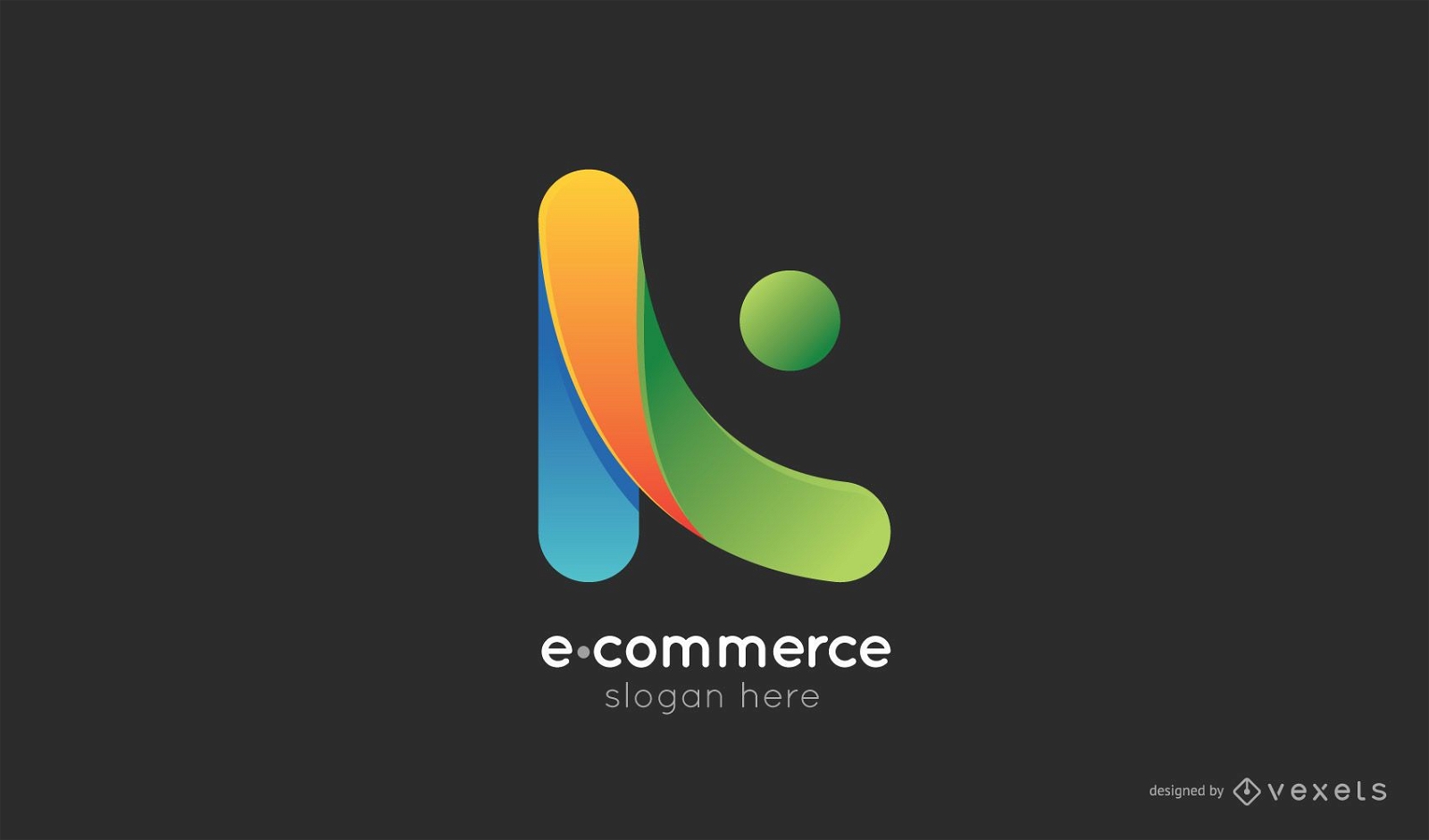 Ecommerce logo - Online Tech shop logo - E modern logo - UpLabs