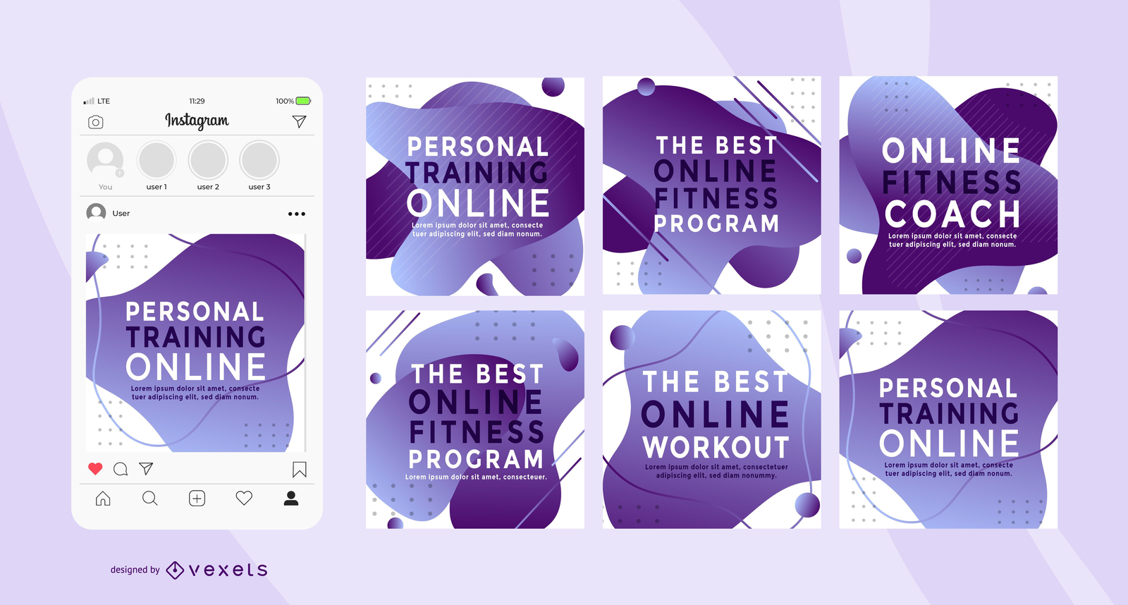 Personal Fitness Coach Instagram Post Template