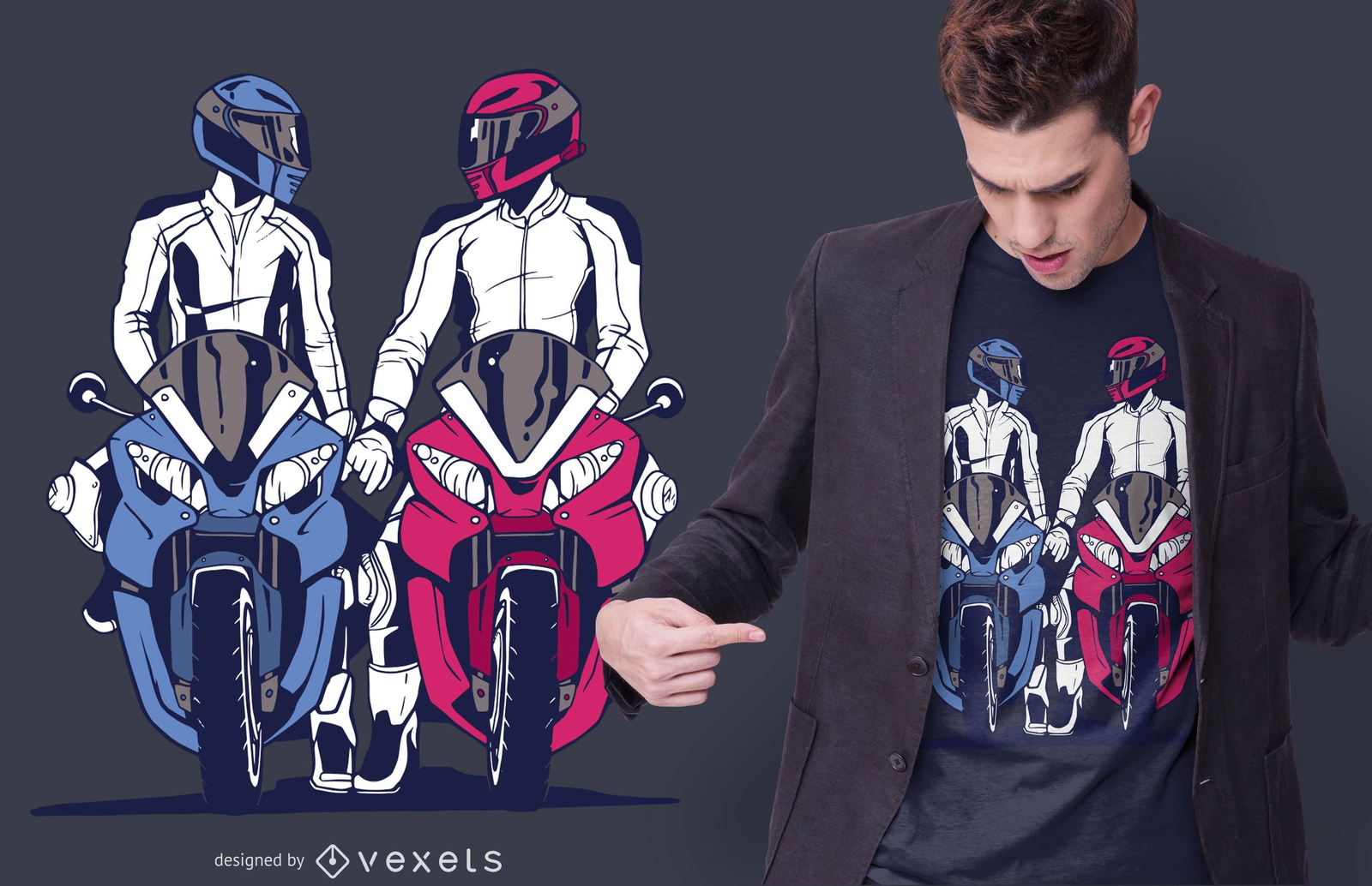 Camisetas con best sale estampados de motos