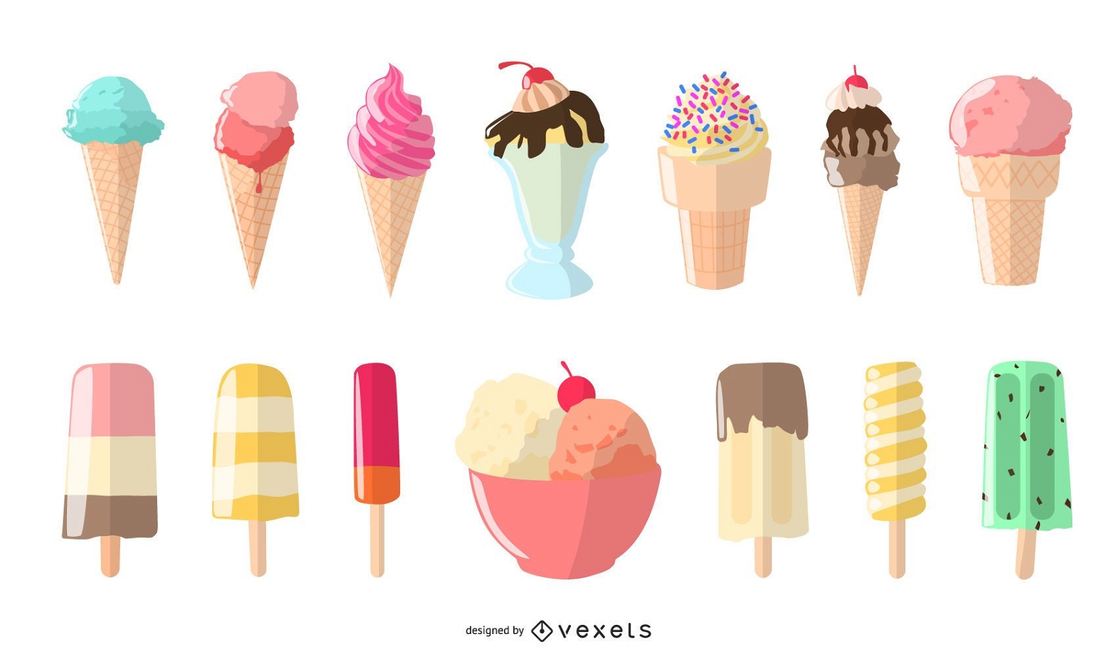 ice cream illustration download