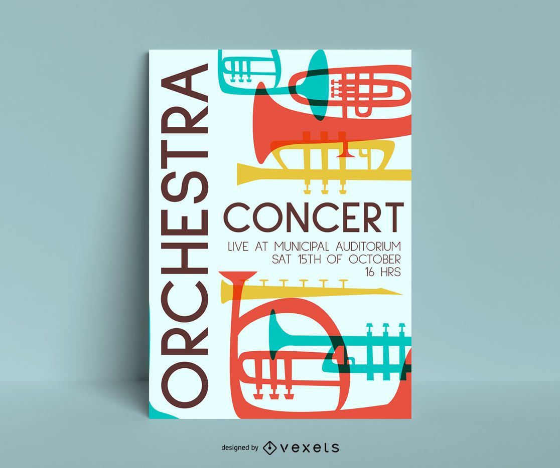 Orchestra Concert Poster Template Vector Download