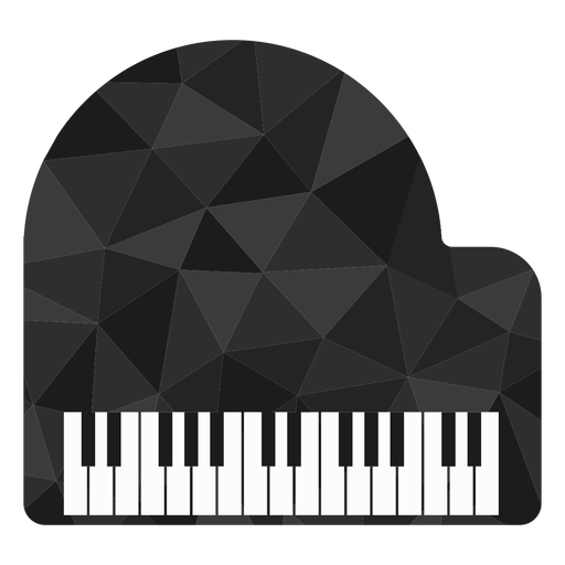 PNG Y SVG De Piano De Bajo Poli ColorPNG Y SVG De Piano De Bajo Poli Color  