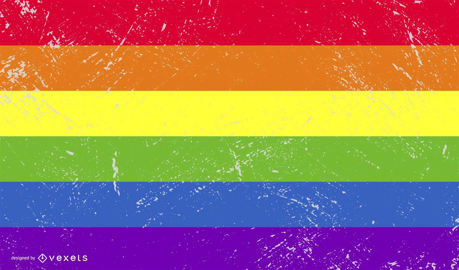 Lgbt Pride Flag Grunge Vector Download