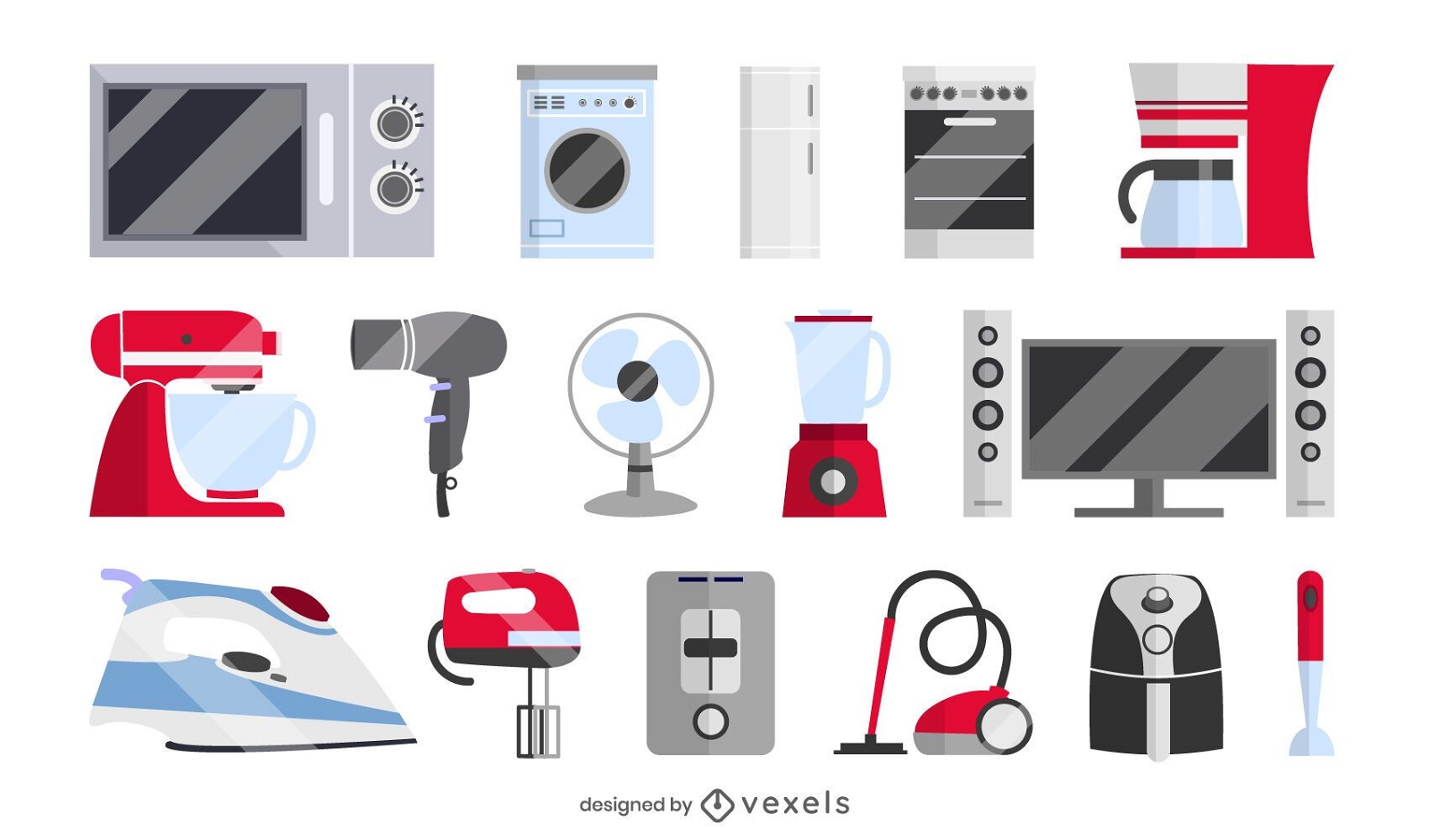 Household Appliances, Vectors