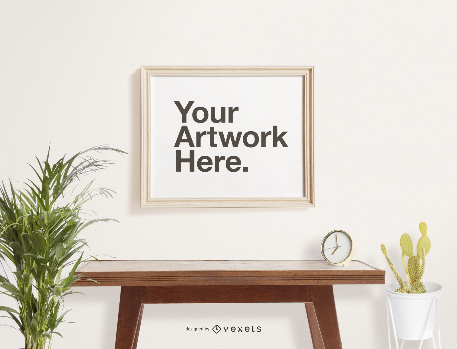 Painting Frame Mockup Composition PSD Editable Template