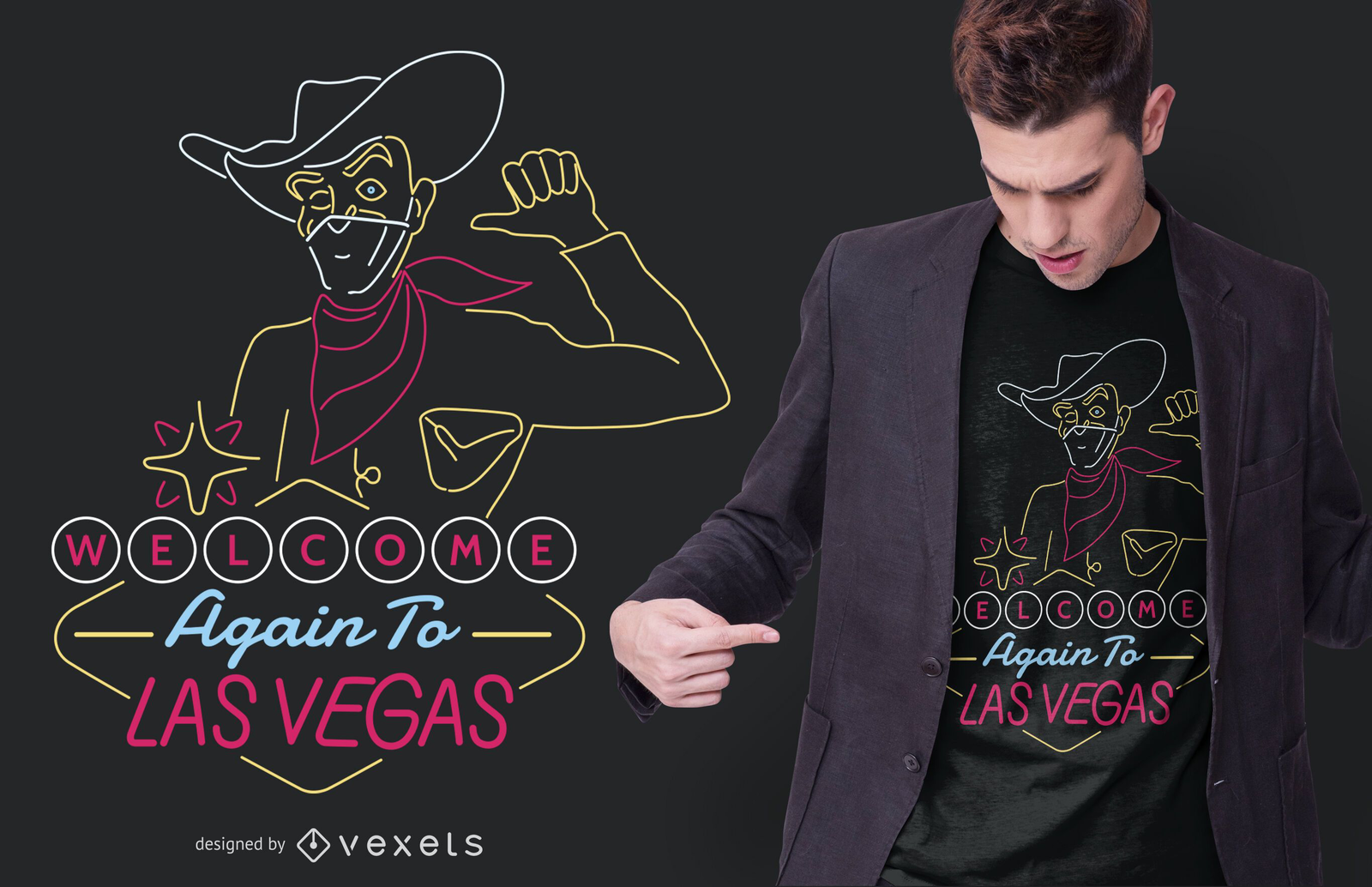 Camisa de Las Vegas camiseta Skyline de Las Vegas camisa de 