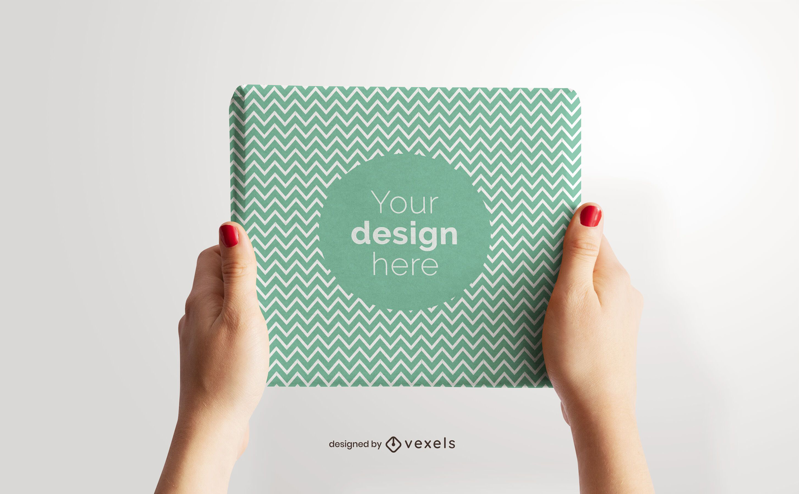 Gift Wrap Mockup Design PSD Editable Template