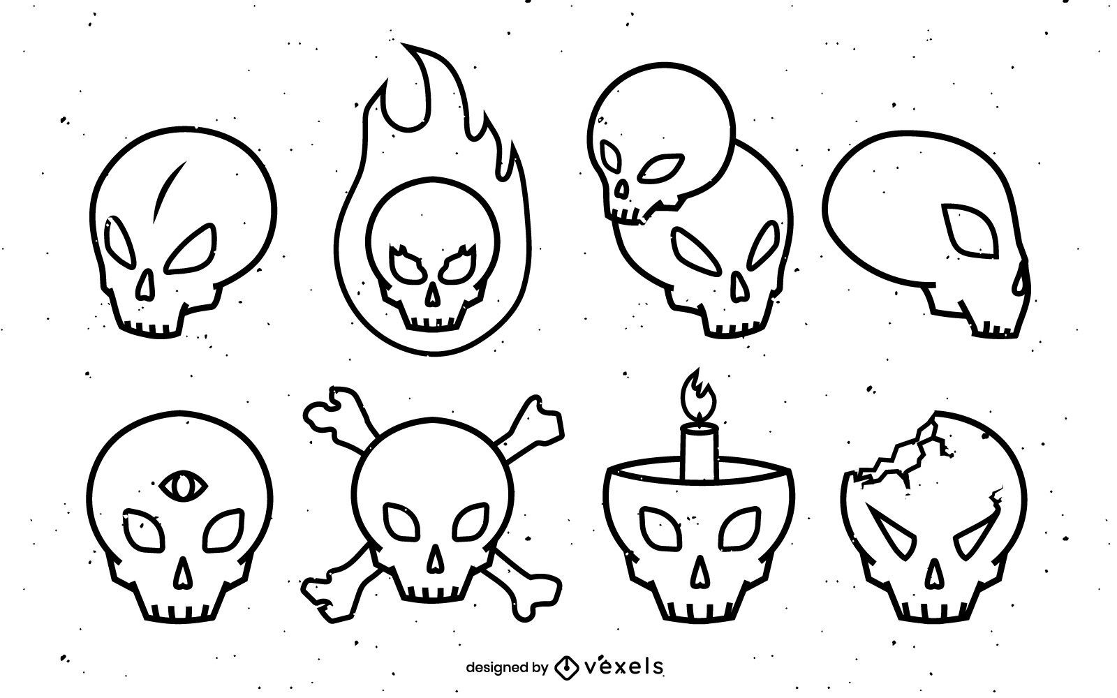 skull tattoos - the black hat tattoo