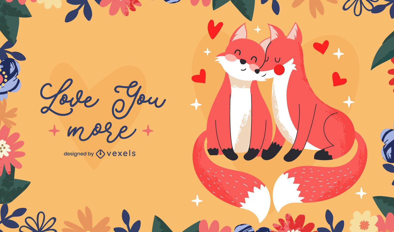 I love you, i love you so much. Editable vector illustration