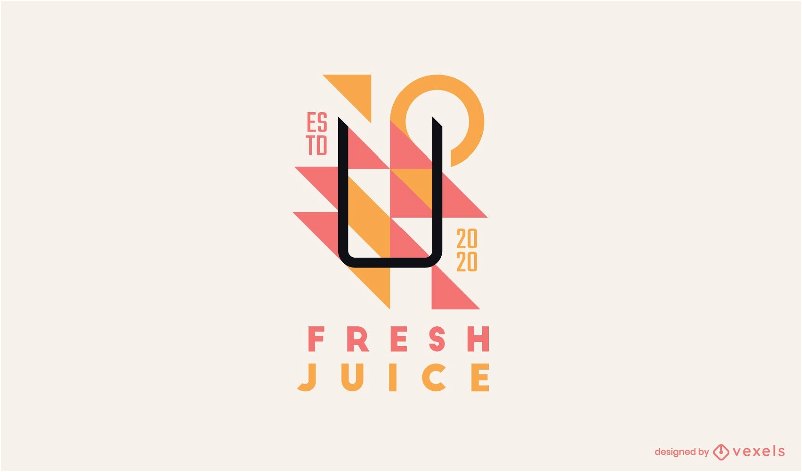 Premium Vector | Healthy and fresh juice logo vector