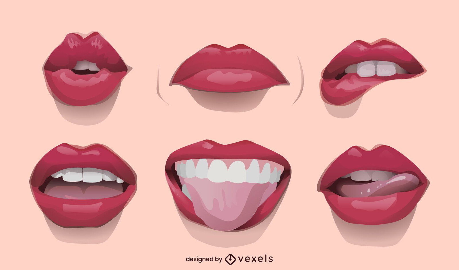 Desenhando Boca Realista  How to draw a realistic mouth 