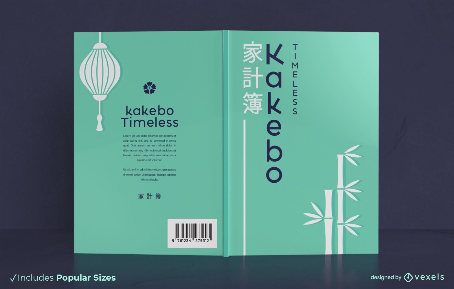 Kakebo Saving Journal Cover Design Vector Download