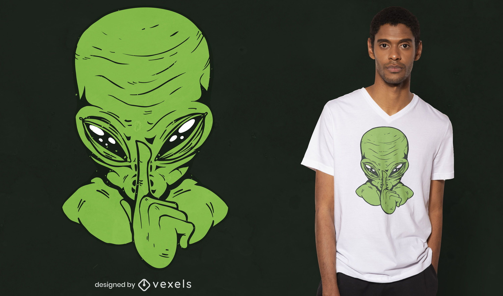 Designs PNG de extraterrestre para Camisetas e Merch