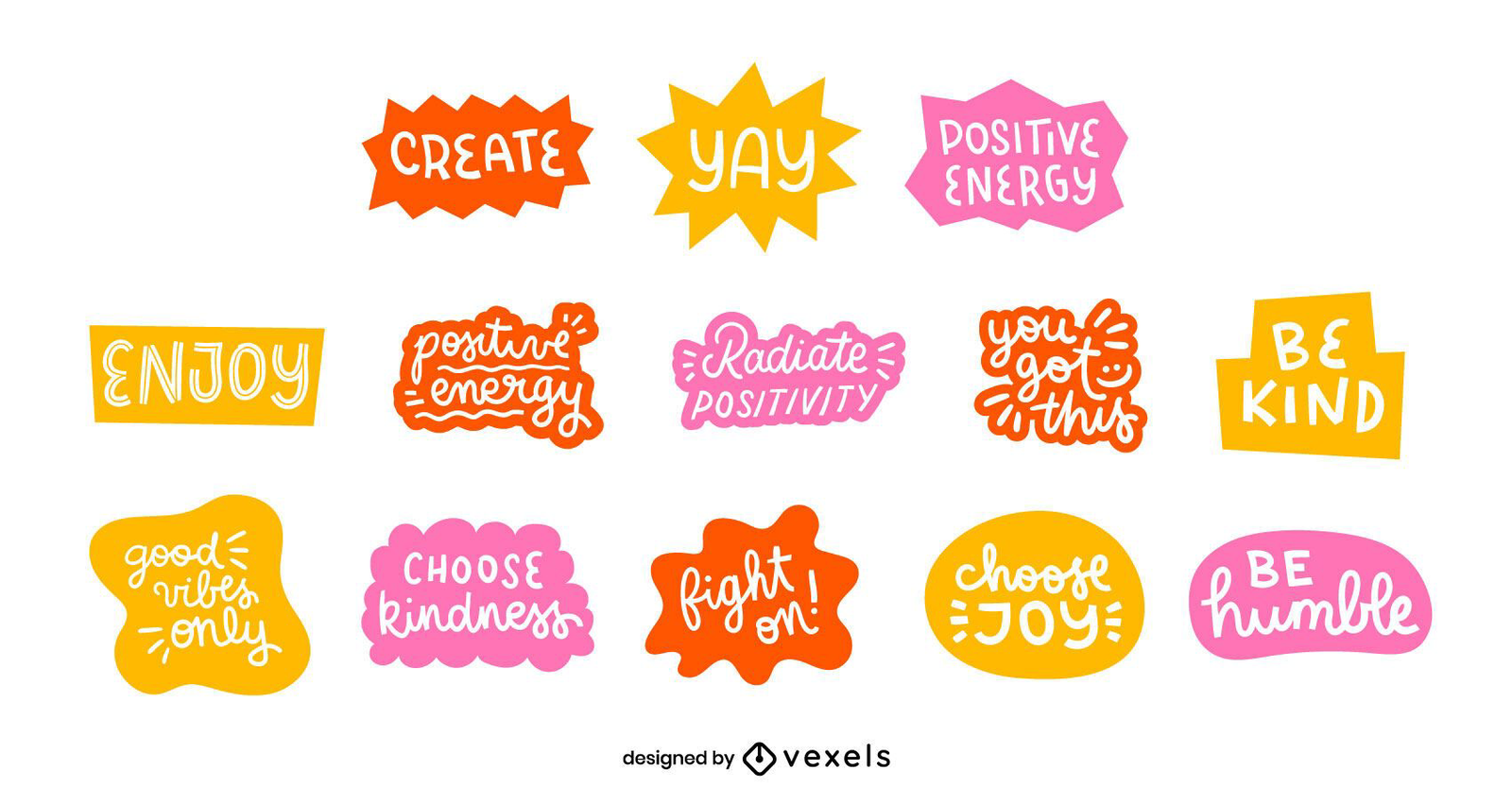 Premium Vector  Love your body lettering phrase positive quote