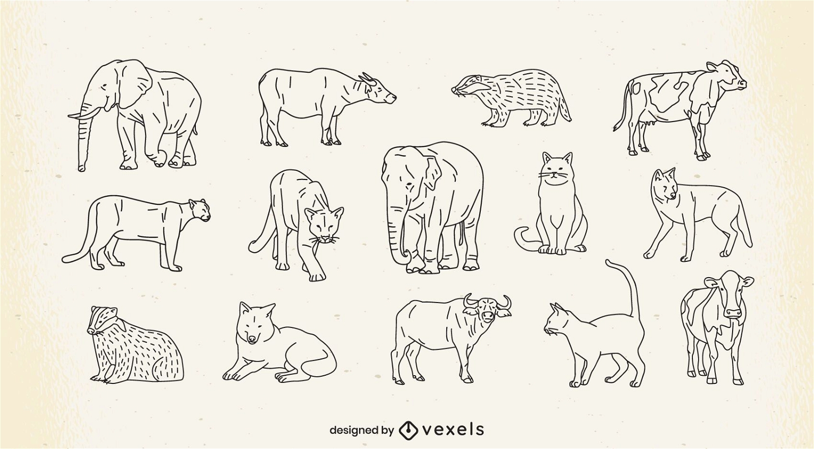 Premium Vector | Cat poses doodle set monochrome cat sketches vector  illustration