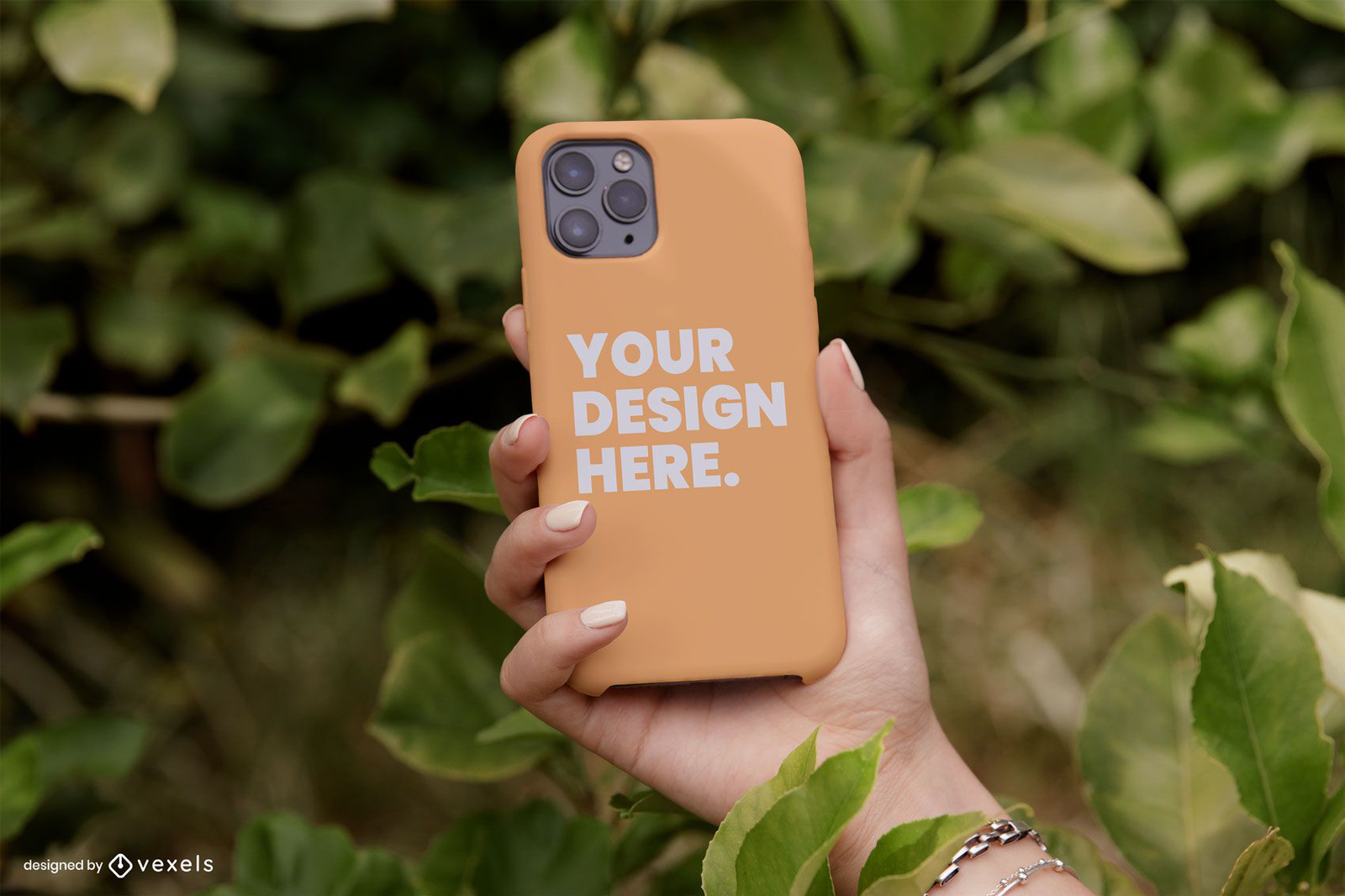 Phone Case Nature Mockup Design Vector Download