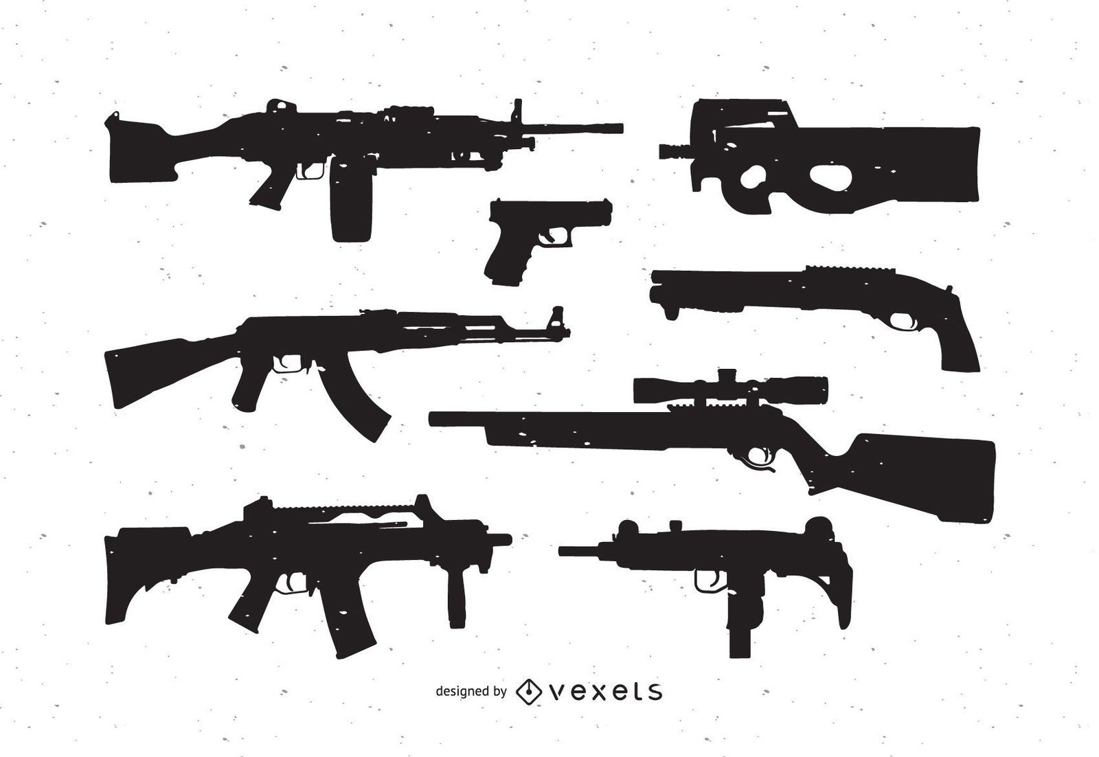 Guns Free Vector Pack Vector Download